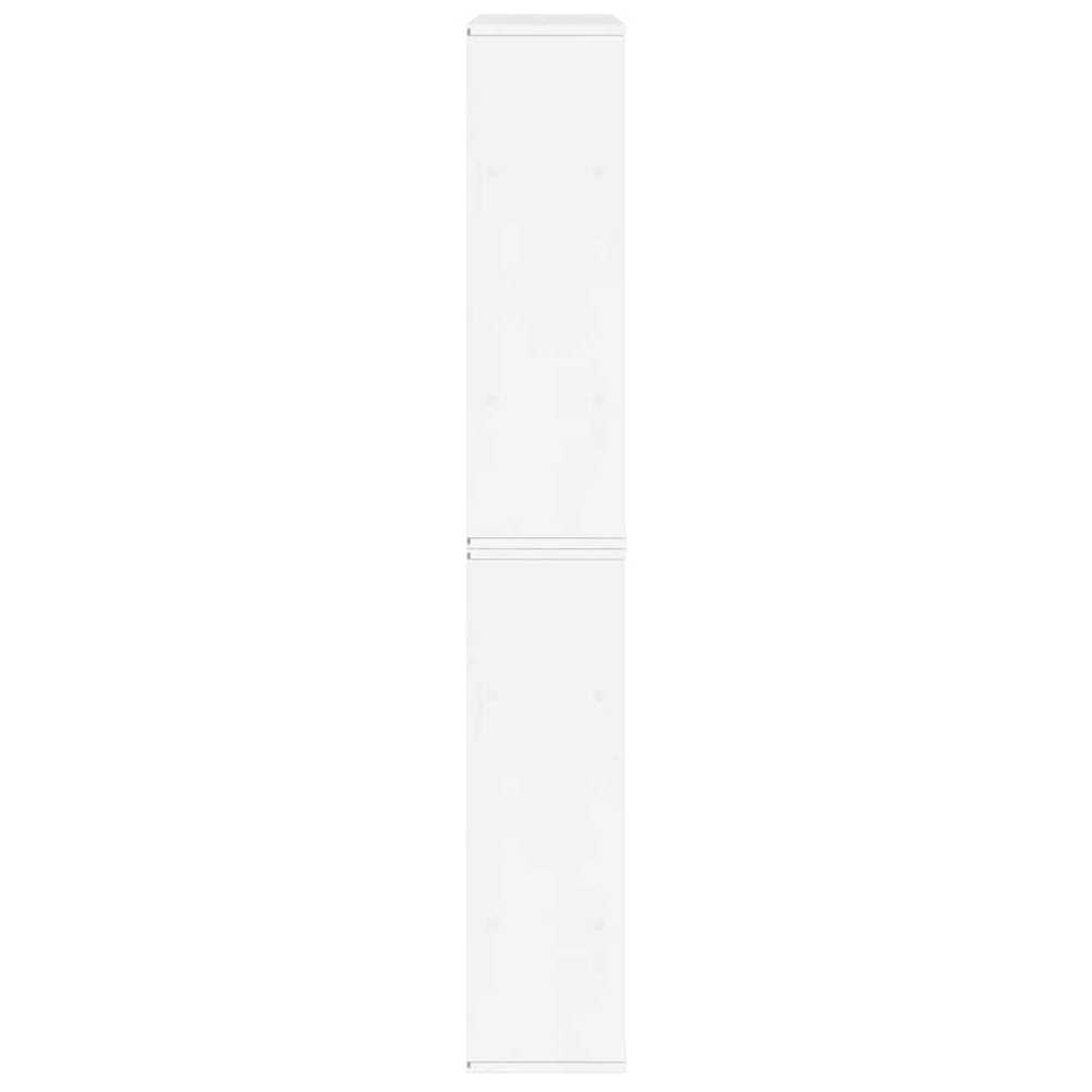 Šoninė spintelė 4 vnt ODDA, baltas, 40x24x79 cm, pušies masyvas