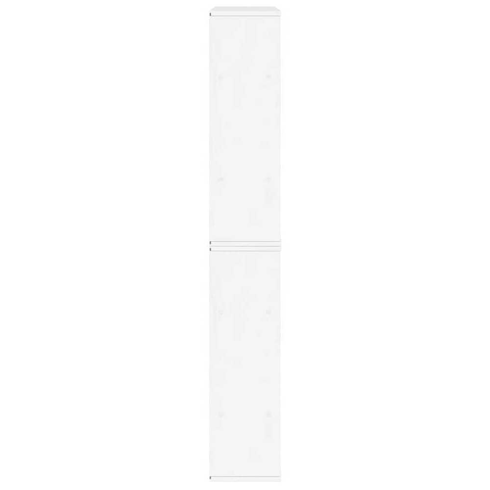 Šoninė spintelė 5 vnt ODDA, baltas, 40x24x79 cm, pušies masyvas