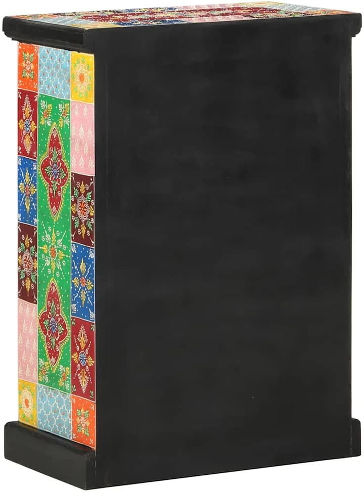 Šoninė spintelė, 53x30x75cm, mango masyvas, dažyta rankomis