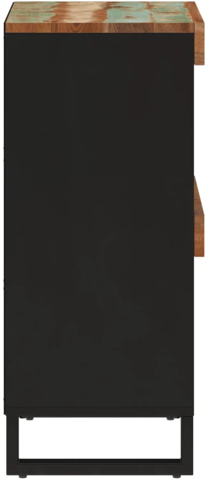 Šoninė spintelė, 85x33x75cm, perdirbtos medienos masyvas