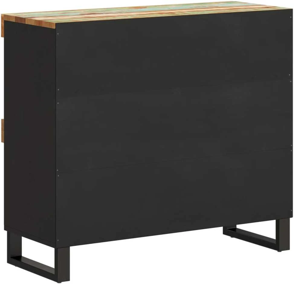 Šoninė spintelė, 85x33x75cm, perdirbtos medienos masyvas