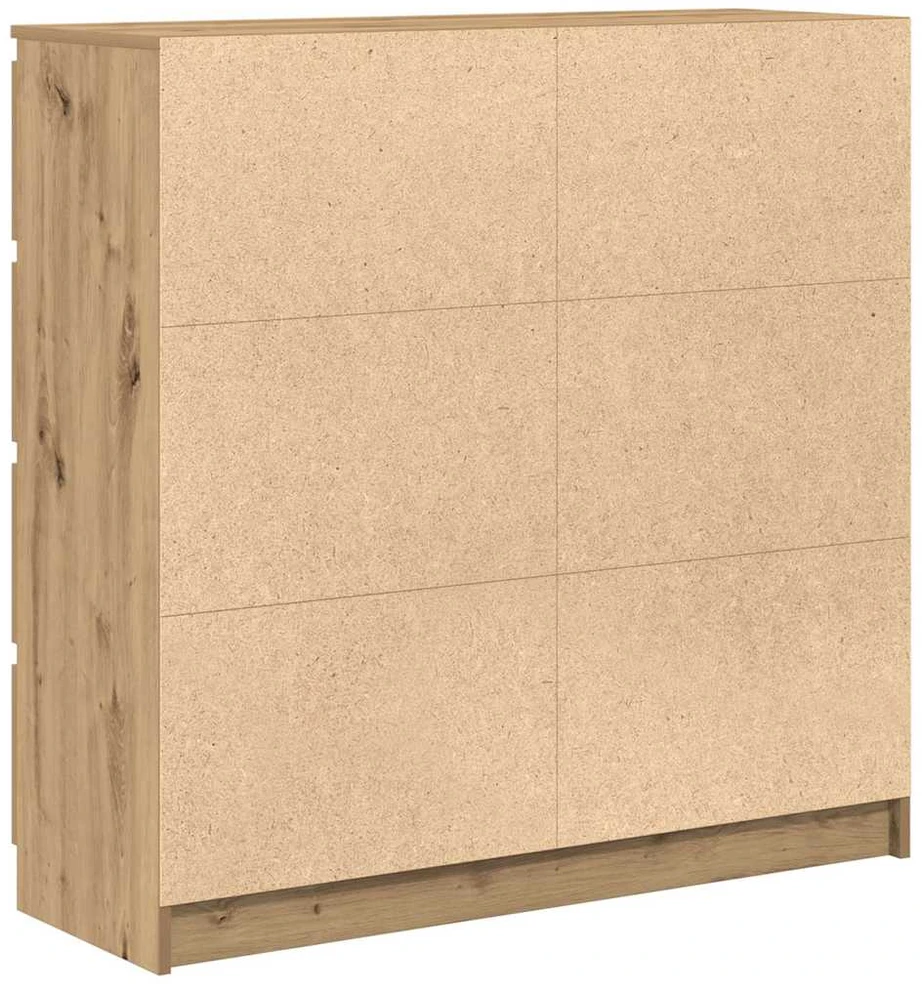 Šoninė spintelė, artisano ąžuolo, 100x35x99cm, apdirbta mediena