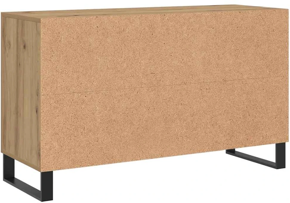 Šoninė spintelė, artisano ąžuolo, 100x36x60cm, apdirbta mediena