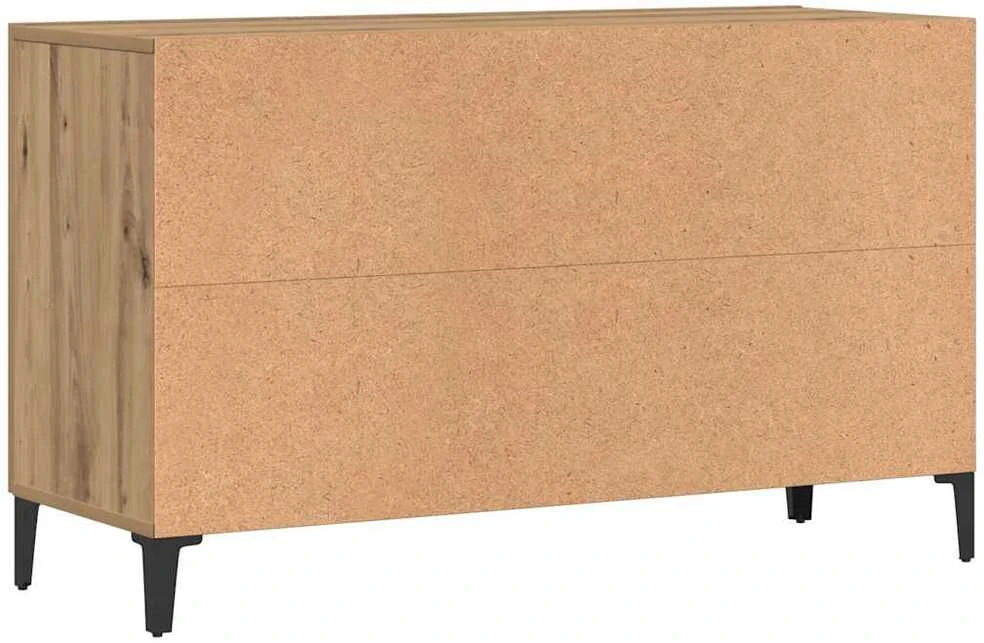 Šoninė spintelė, artisano ąžuolo, 100x36x60cm, apdirbta mediena