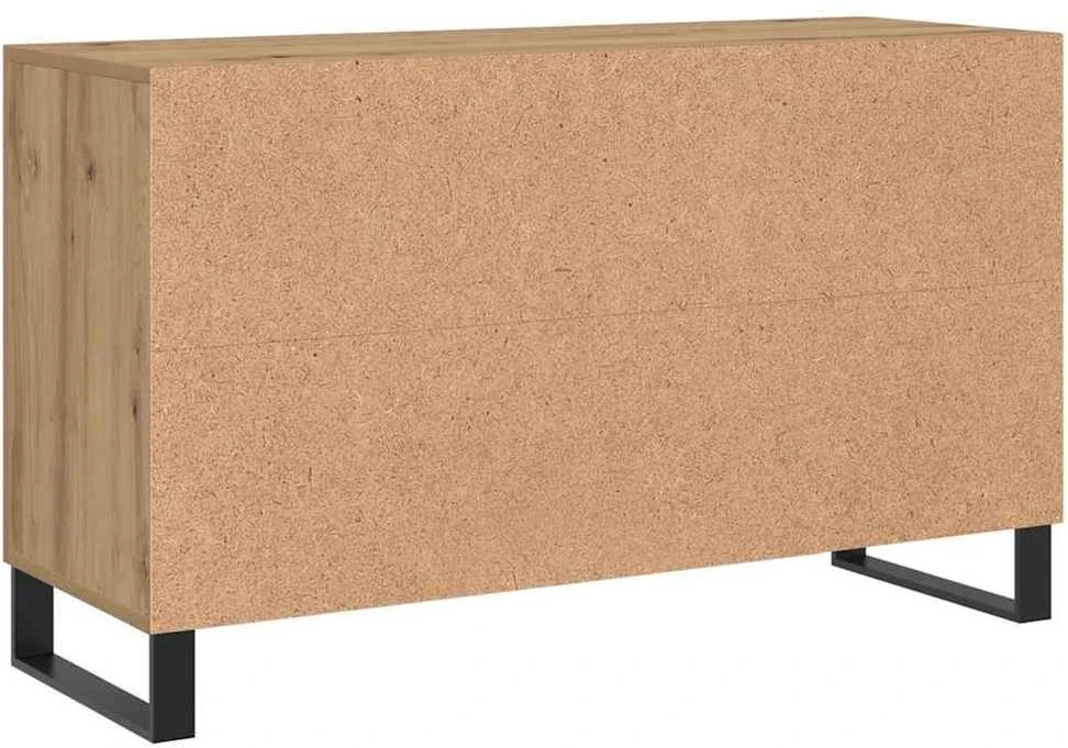 Šoninė spintelė, artisano ąžuolo, 100x36x60cm, apdirbta mediena