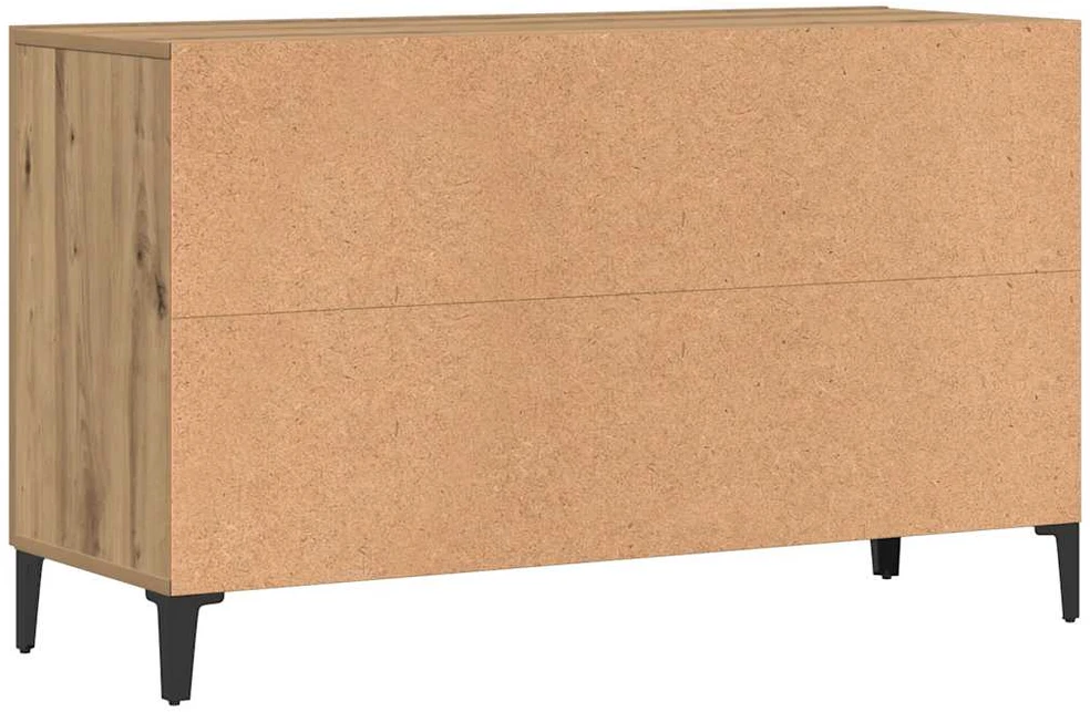 Šoninė spintelė, artisano ąžuolo, 100x36x60cm, apdirbta mediena