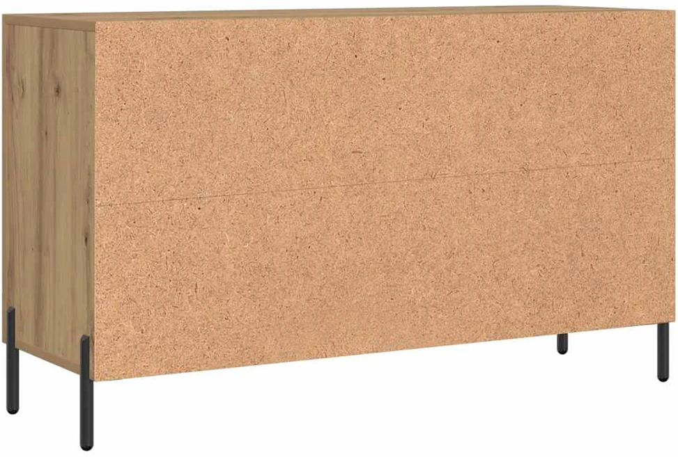 Šoninė spintelė, artisano ąžuolo, 100x36x60cm, apdirbta mediena