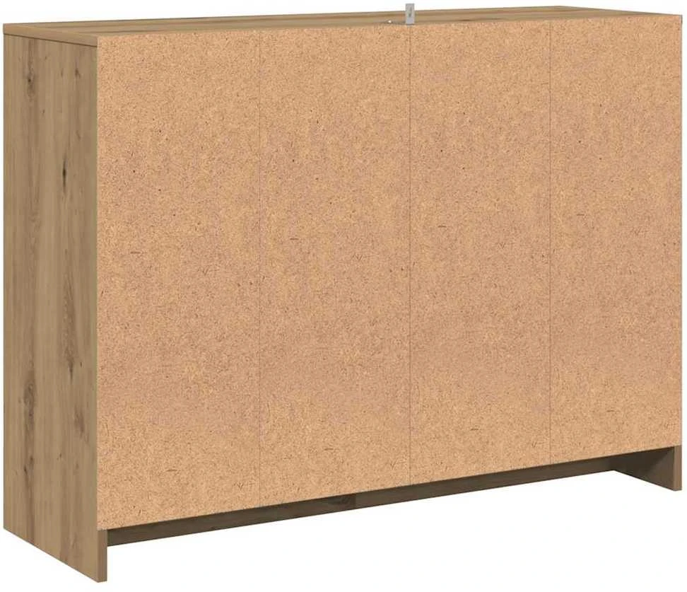 Šoninė spintelė, artisano ąžuolo, 102x33x75cm, apdirbta mediena