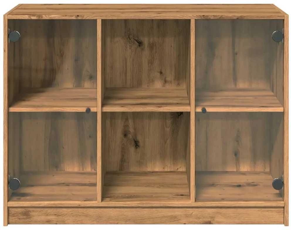 Šoninė spintelė, artisano ąžuolo, 102x37x75,5cm, mediena