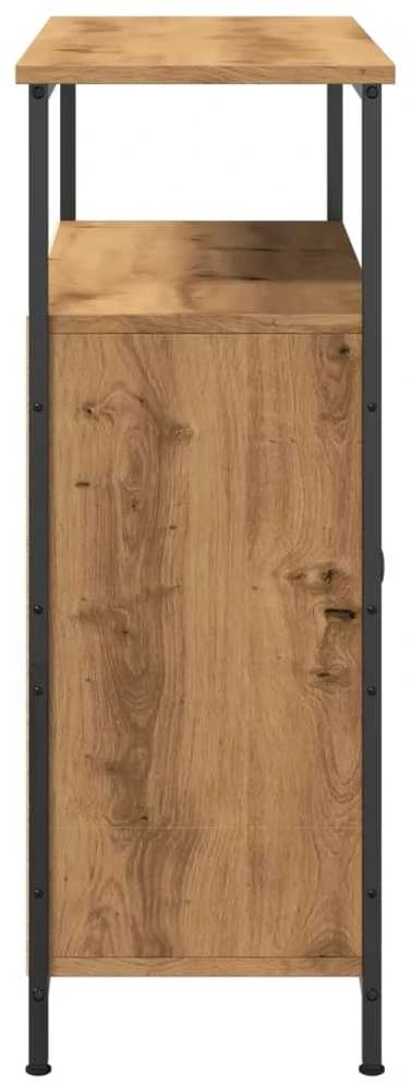 Šoninė spintelė, artisano ąžuolo, 70x30x80cm, apdirbta mediena