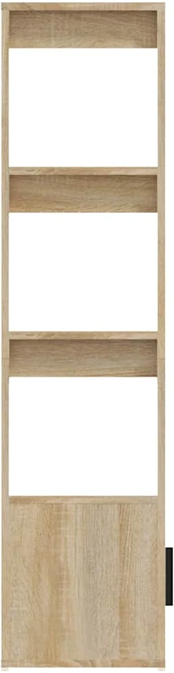 Šoninė spintelė, ąžuolo, 80x30x119,5cm, apdirbta mediena