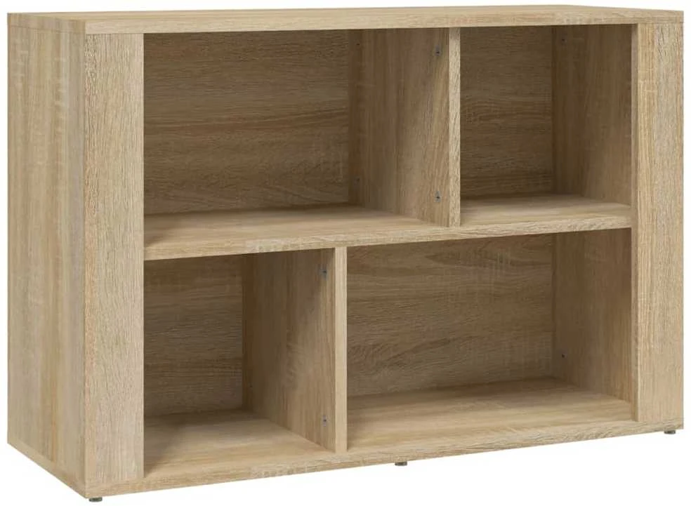 Šoninė spintelė, ąžuolo spalvos, 80x30x54cm, apdirbta mediena