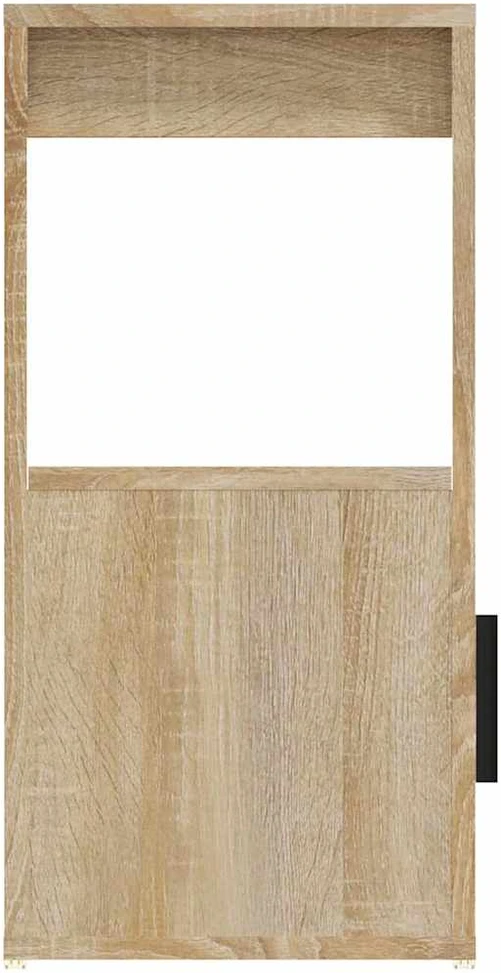 Šoninė spintelė, ąžuolo spalvos, 80x30x60cm, apdirbta mediena
