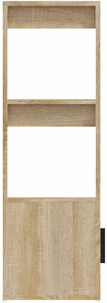 Šoninė spintelė, ąžuolo spalvos, 80x30x90cm, apdirbta mediena