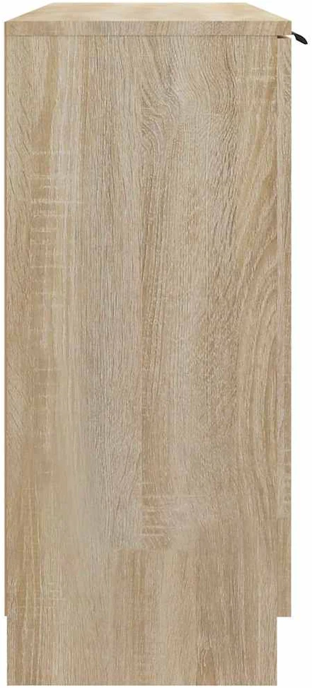 Šoninė spintelė, ąžuolo spalvos, 90,5x30x70cm, apdirbta mediena
