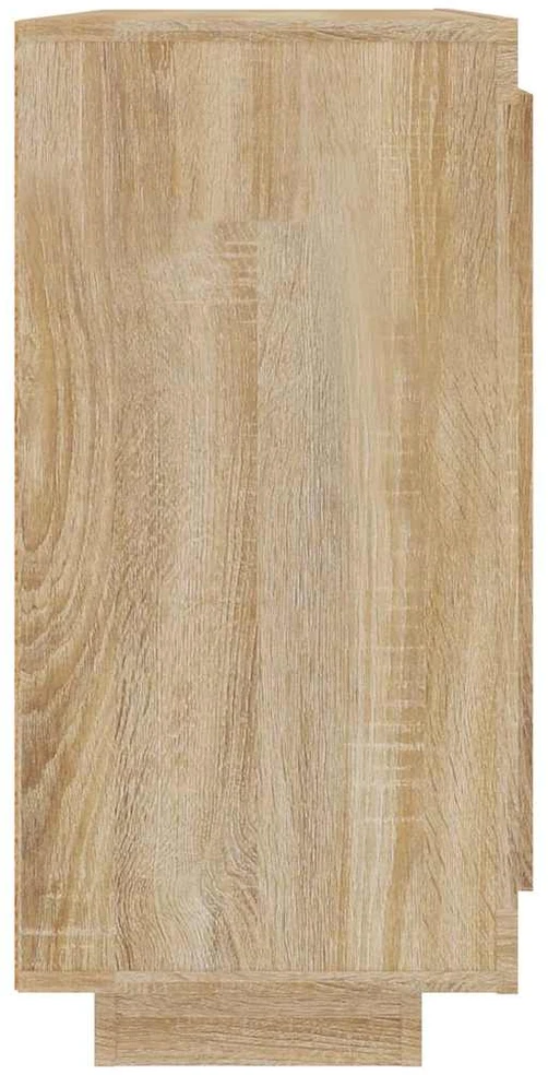 Šoninė spintelė, ąžuolo spalvos, 92x35x75cm, apdirbta mediena