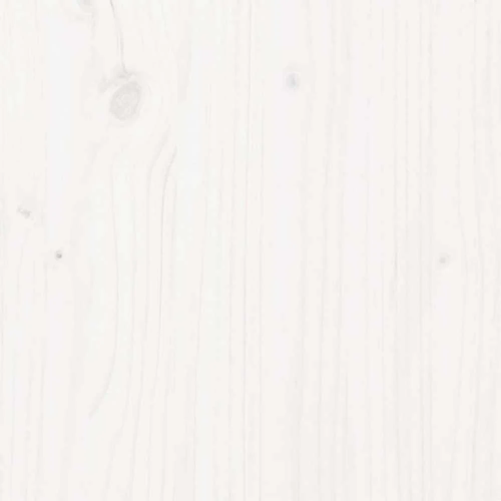 Šoninė spintelė, balta, 111x34x60cm, pušies medienos masyvas