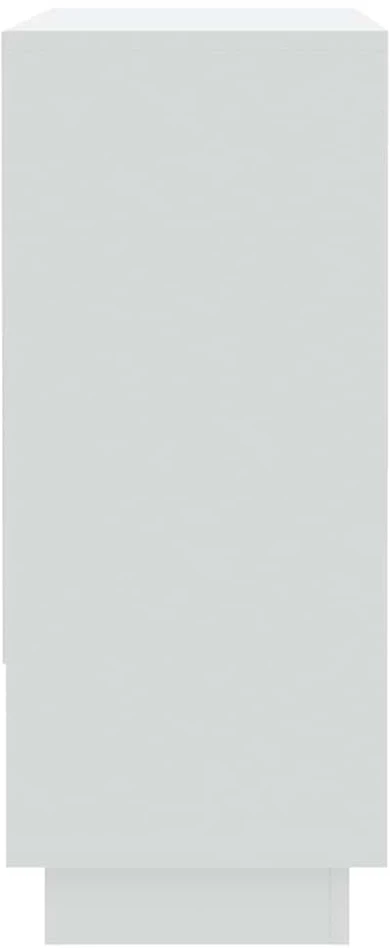 Šoninė spintelė, balta, 97x31x75cm, apdirbta mediena
