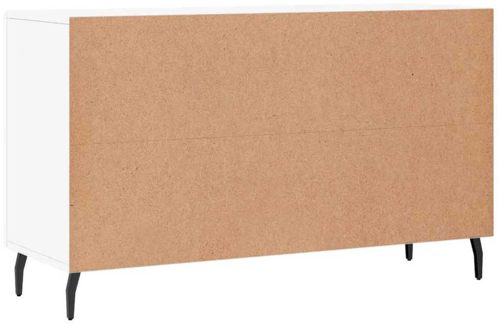 Šoninė spintelė, baltos spalvos, 100x36x60cm, apdirbta mediena