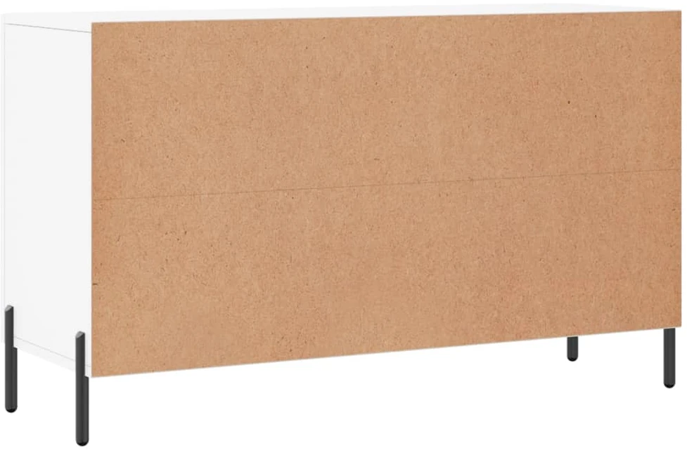Šoninė spintelė, baltos spalvos, 100x36x60cm, apdirbta mediena
