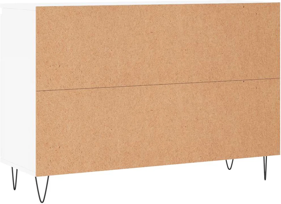 Šoninė spintelė, baltos spalvos, 104x35x70cm, apdirbta mediena