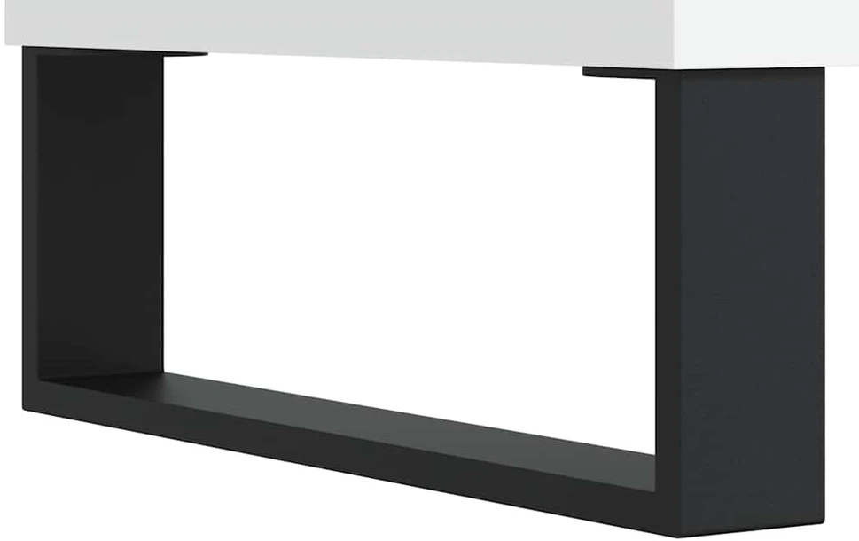 Šoninė spintelė, baltos spalvos, 104x35x70cm, apdirbta mediena