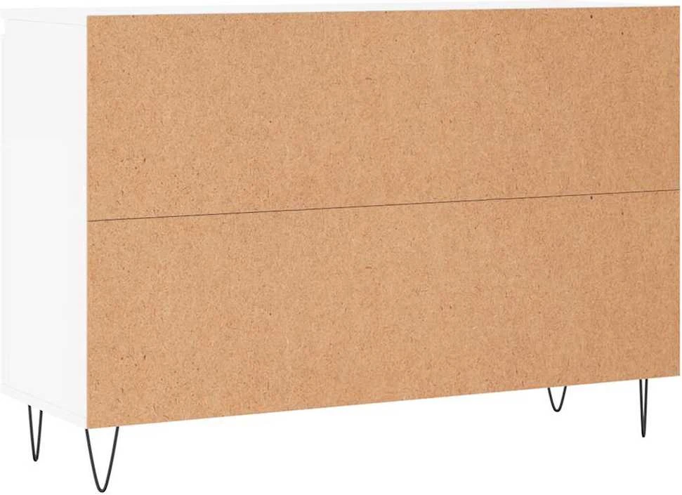 Šoninė spintelė, baltos spalvos, 104x35x70cm, apdirbta mediena
