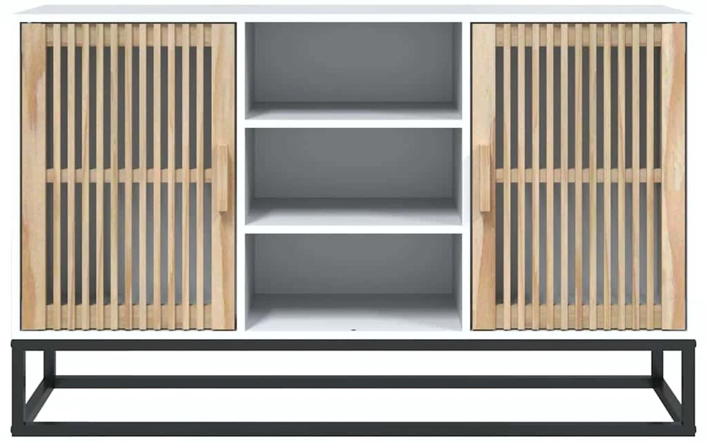 Šoninė spintelė, baltos spalvos, 105x30x65cm, apdirbta mediena