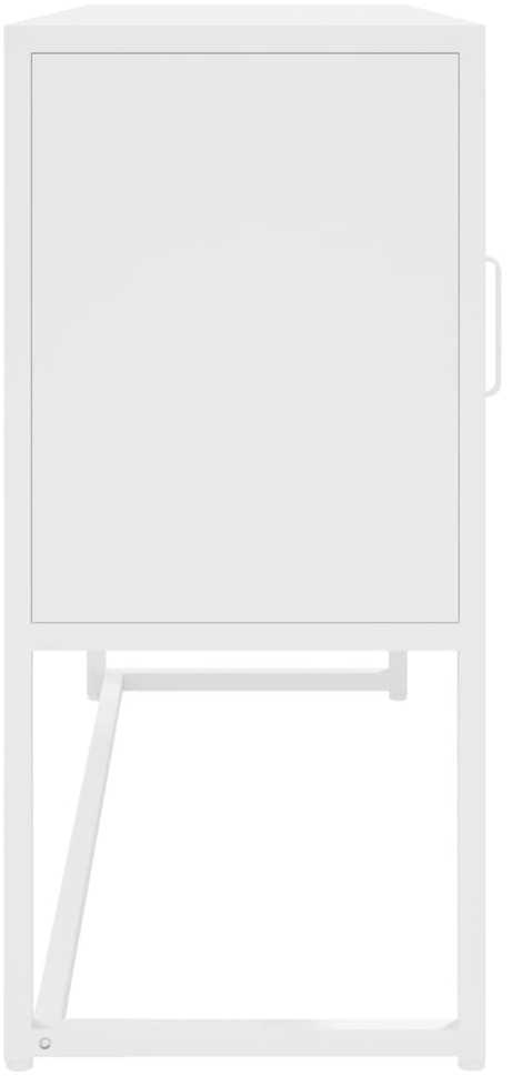 Šoninė spintelė, baltos spalvos, 105x35x75cm, plienas