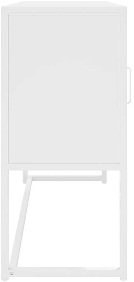 Šoninė spintelė, baltos spalvos, 105x35x75cm, plienas