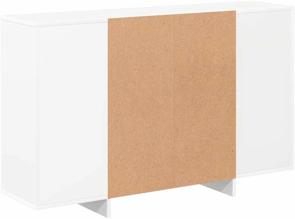 Šoninė spintelė, baltos spalvos, 120x30x75cm, apdirbta mediena