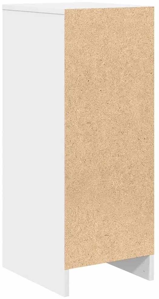 Šoninė spintelė, baltos spalvos, 29,5x34x76cm, apdirbta mediena