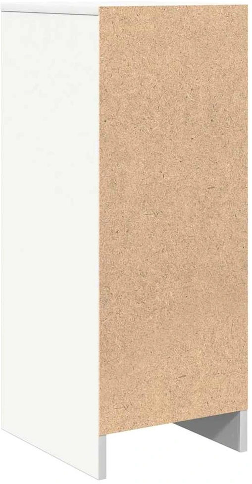 Šoninė spintelė, baltos spalvos, 29,5x34x76cm, apdirbta mediena