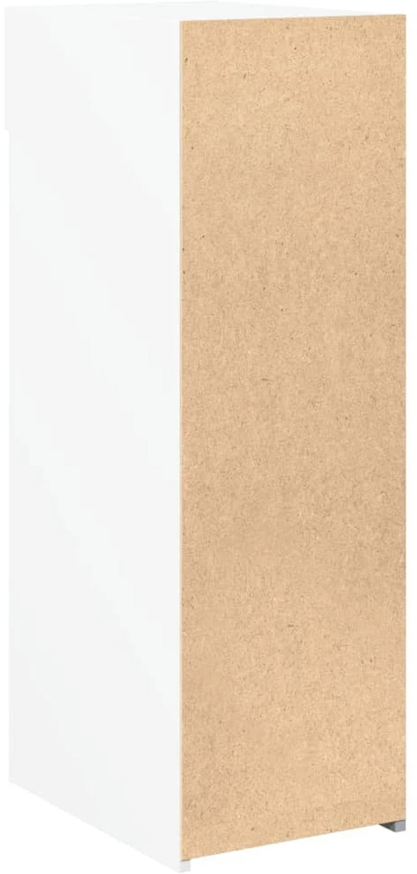 Šoninė spintelė, baltos spalvos, 30x42,5x93cm, apdirbta mediena