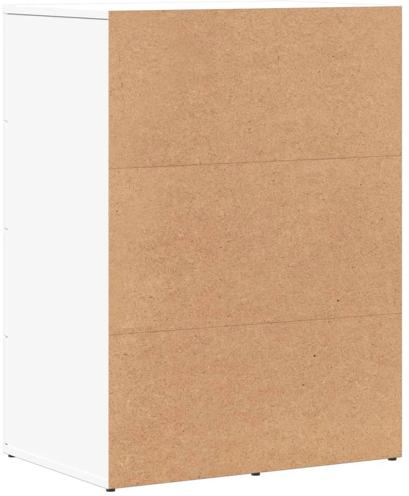 Šoninė spintelė, baltos spalvos, 59x39x80cm, apdirbta mediena