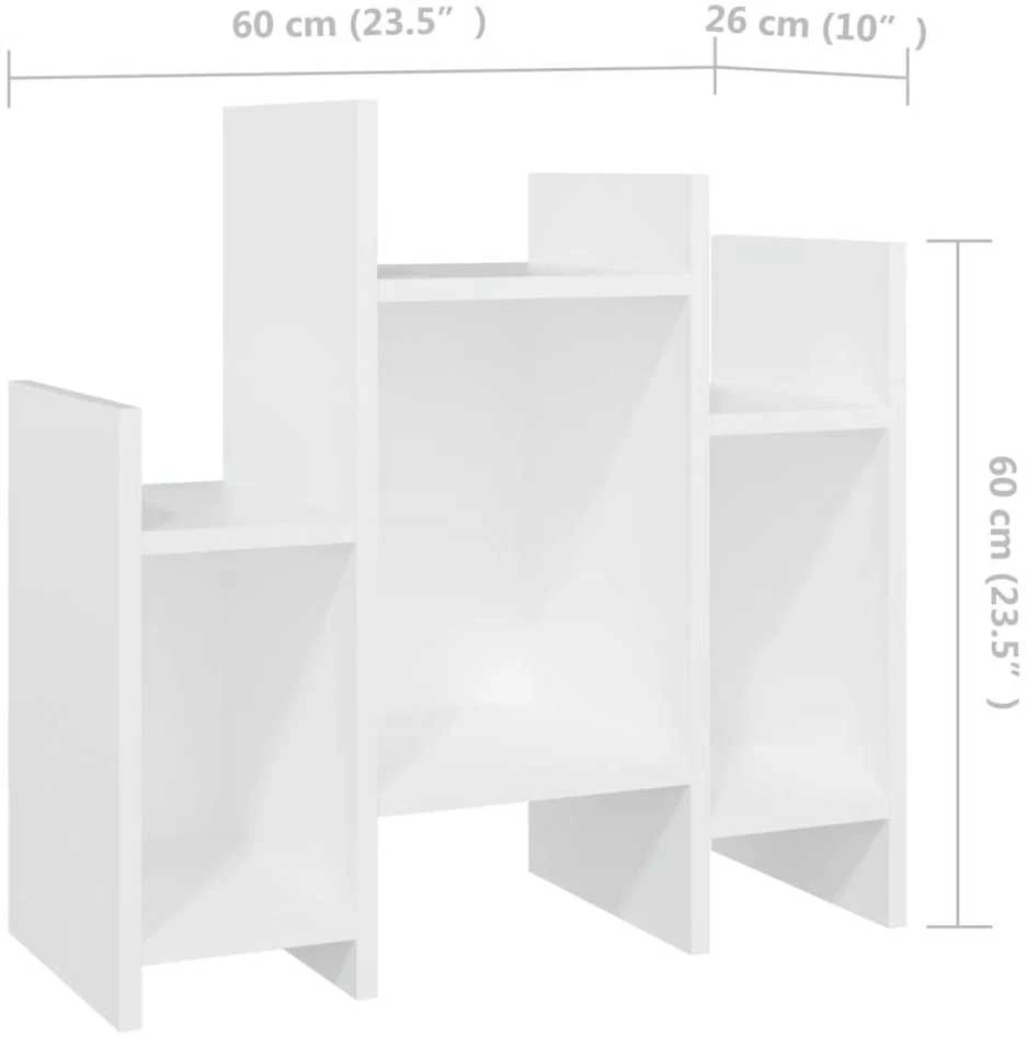 Šoninė spintelė, baltos spalvos, 60x26x60cm, apdirbta mediena