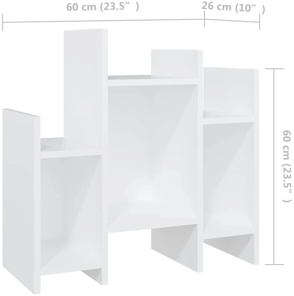 Šoninė spintelė, baltos spalvos, 60x26x60cm, apdirbta mediena