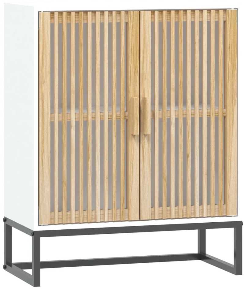 Šoninė spintelė, baltos spalvos, 60x30x75cm, apdirbta mediena
