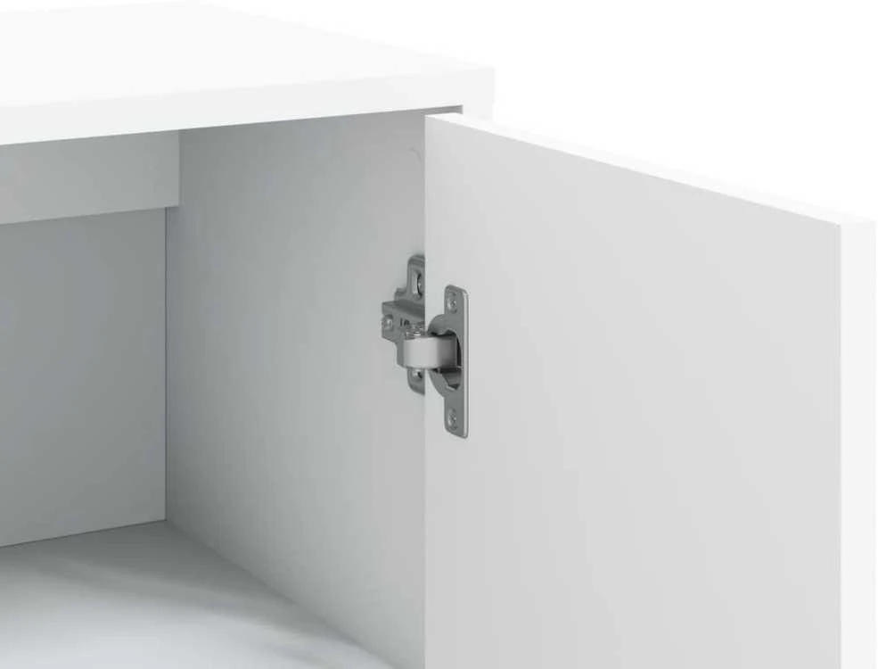 Šoninė spintelė, baltos spalvos, 60x31x84cm, apdirbta mediena