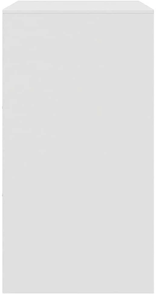 Šoninė spintelė, baltos spalvos, 67x39x73cm, plienas