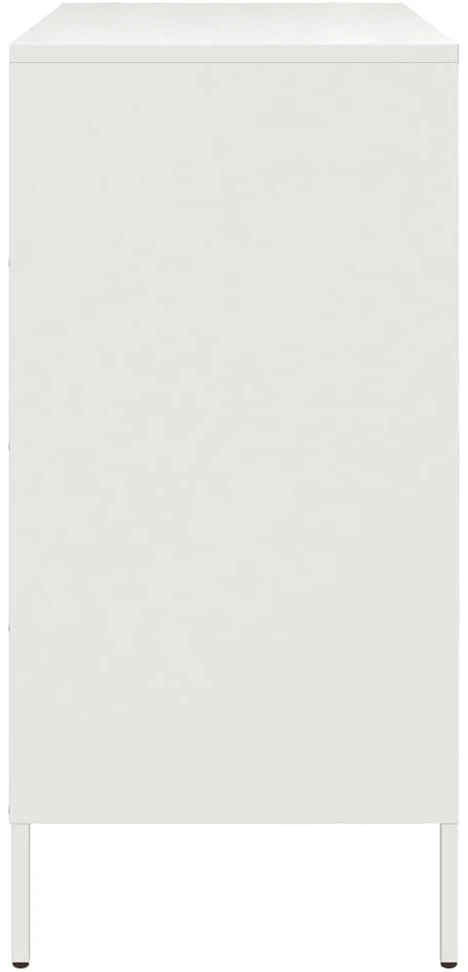 Šoninė spintelė, baltos spalvos, 68x39x79cm, plienas