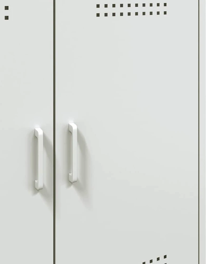 Šoninė spintelė, baltos spalvos, 68x39x79cm, plienas