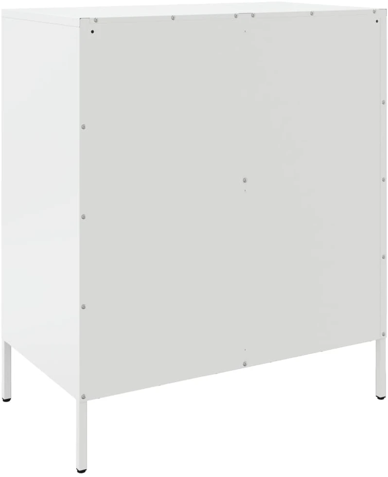 Šoninė spintelė, baltos spalvos, 68x39x79cm, plienas