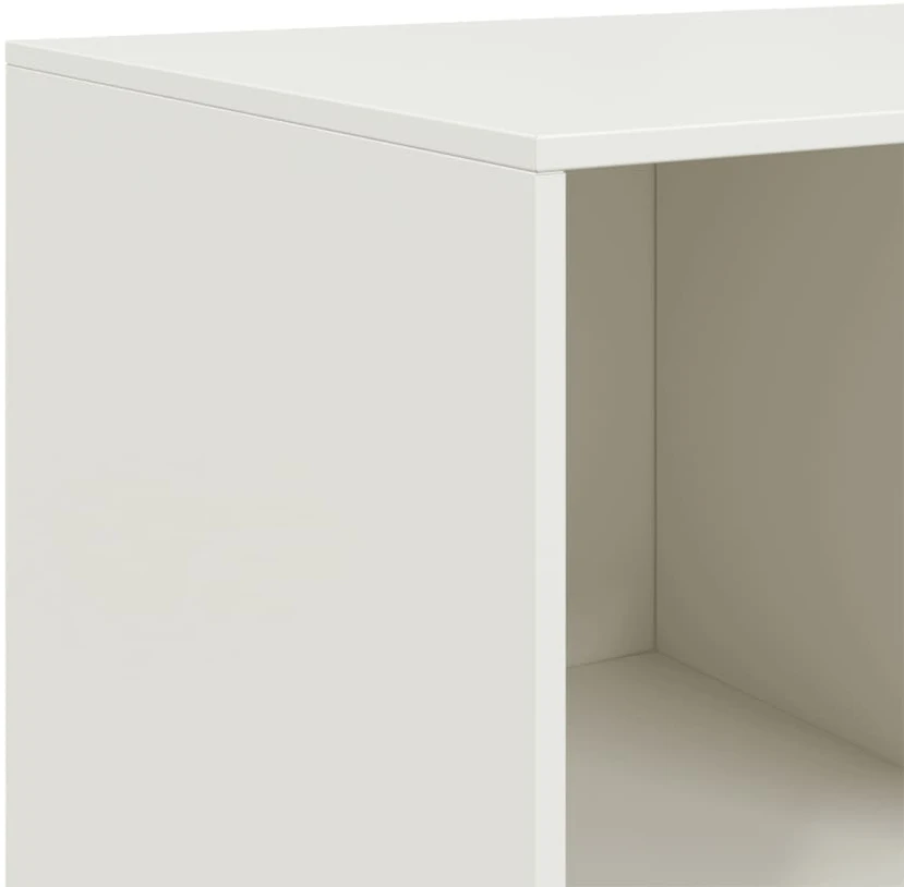 Šoninė spintelė, baltos spalvos, 99x39x73cm, plienas