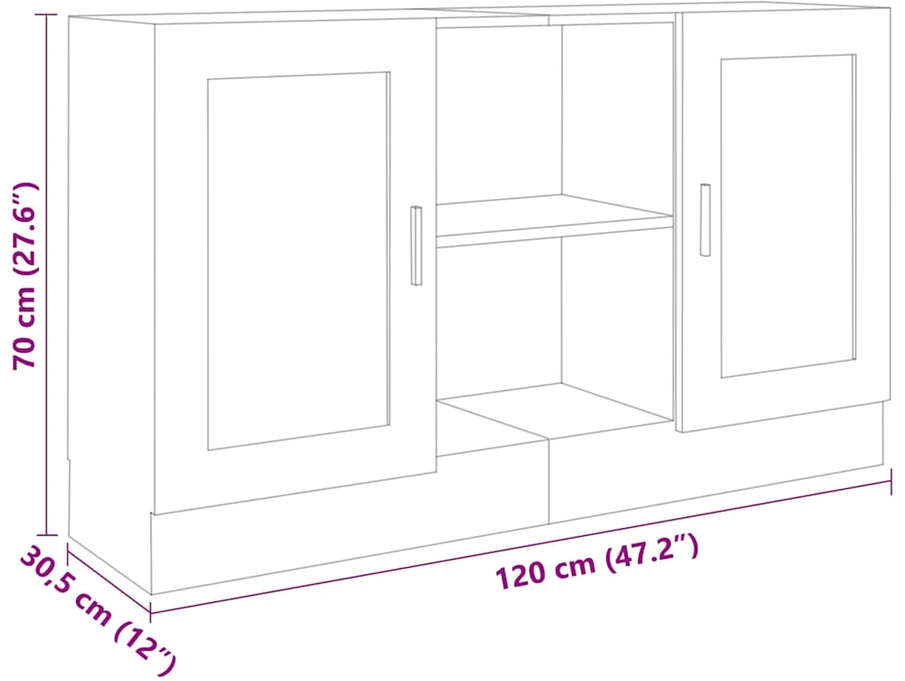 Šoninė spintelė, betono, 120x30,5x70cm, apdirbta mediena