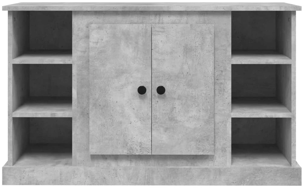 Šoninė spintelė, betono pilka, 100x35,5x60cm, apdirbta mediena