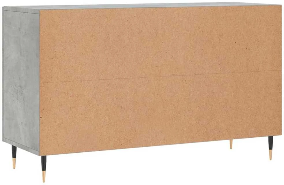 Šoninė spintelė, betono pilka, 100x36x60cm, apdirbta mediena