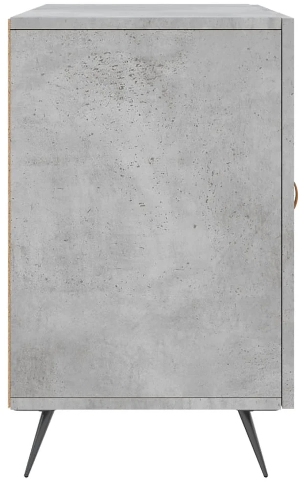 Šoninė spintelė, betono pilka, 100x36x60cm, apdirbta mediena