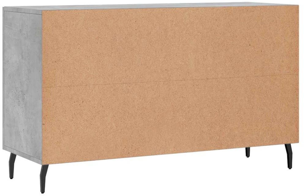 Šoninė spintelė, betono pilka, 100x36x60cm, apdirbta mediena