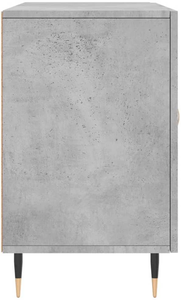 Šoninė spintelė, betono pilka, 100x36x60cm, apdirbta mediena